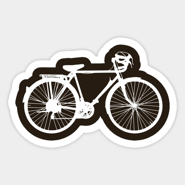 Vintage Bicycle Sticker by birdo